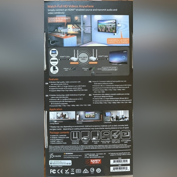 J5 Create Wireless HDMI Extender - Picture 3 of 5